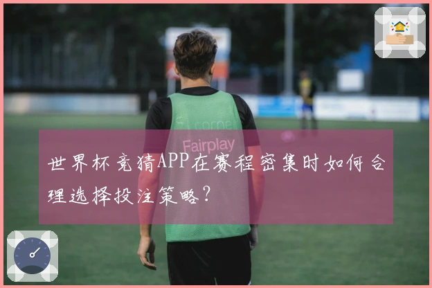 世界杯竞猜APP在赛程密集时如何合理选择投注策略？